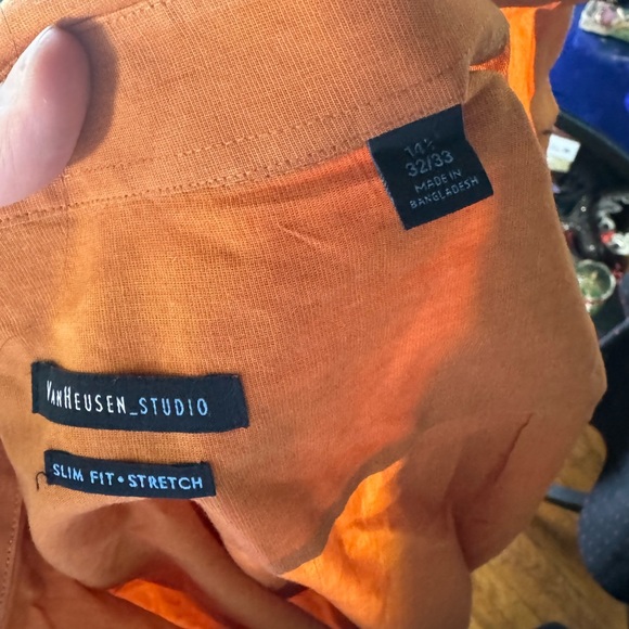Vintage Orange button down - Picture 2 of 2